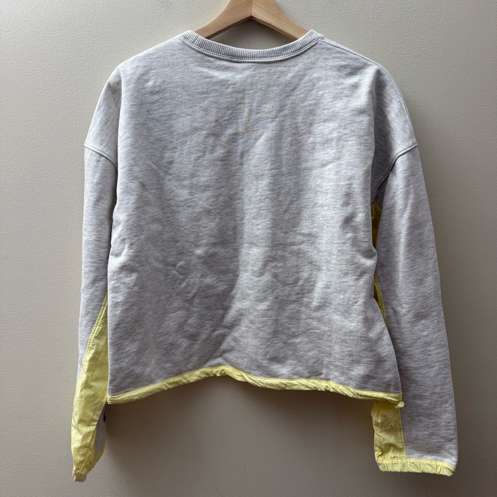 Champion Light Gray Crewneck with Red Accent Logo - Picture 7 of 7